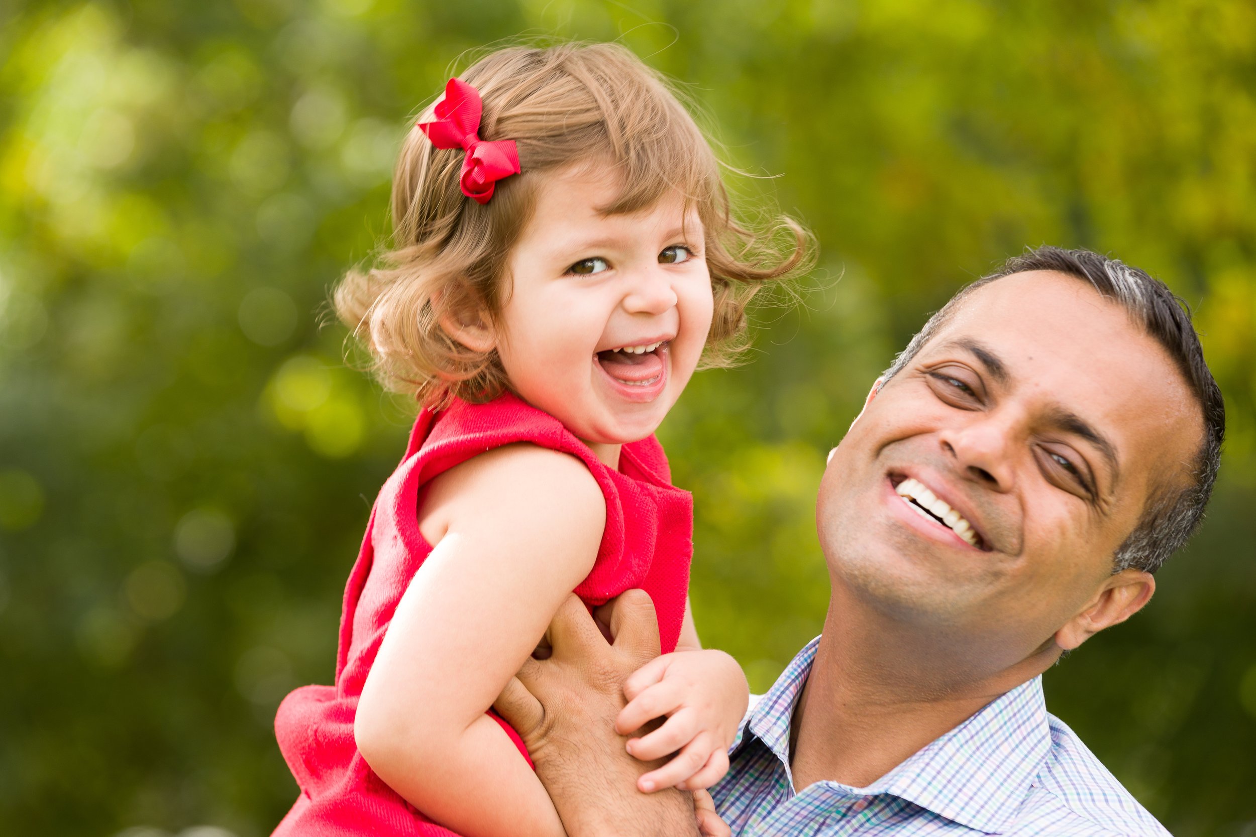 KaiPod Founder and CEO Amar Kumar and his daughter.