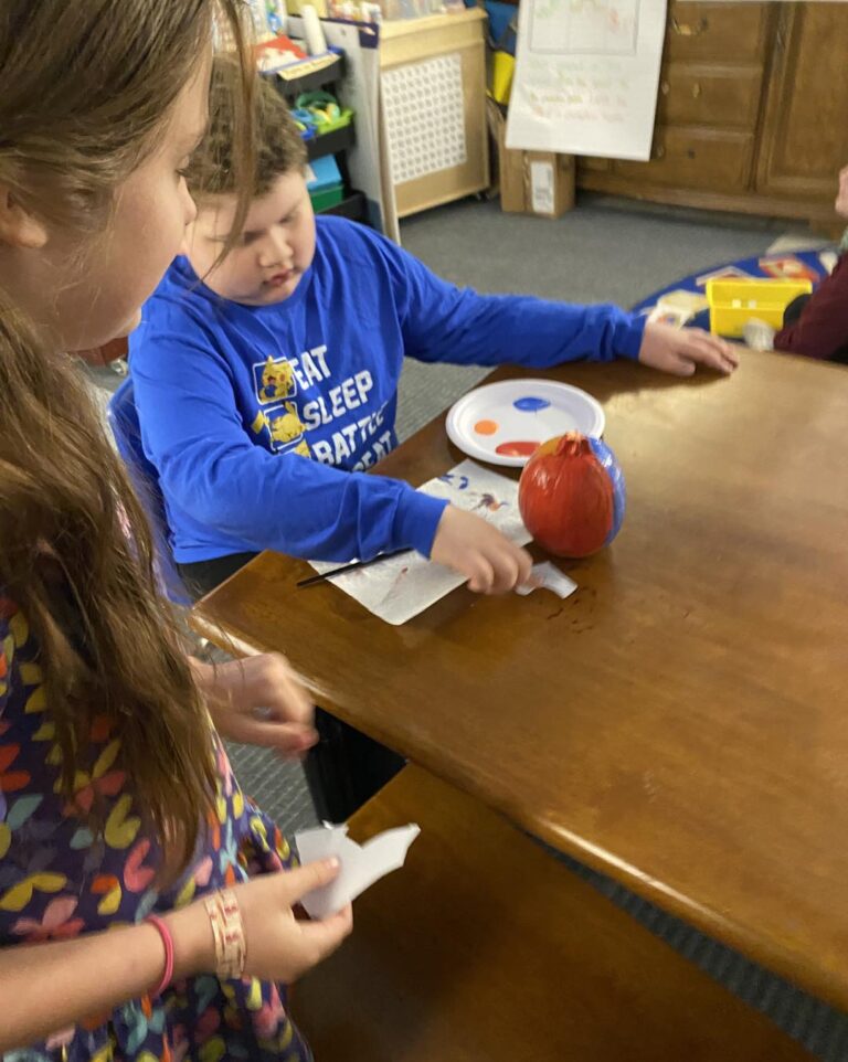 Painting at Beacon Academy Microschool in Gresham, OR